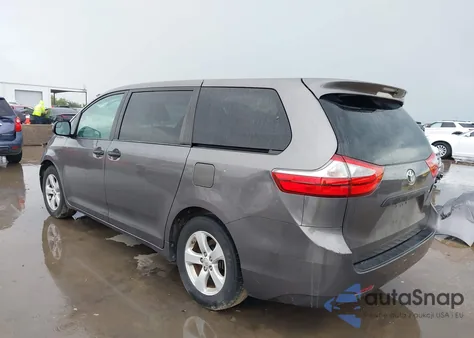 2015 Toyota Sienna из США, поврежденный, VIN 5TDZK3DC7FS547540